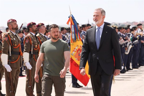 El Rey traslada a Zelenski su compromiso con la 