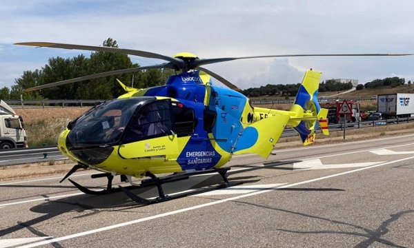 Un muerto y 4 heridos, tres de ellos niños, tras caer un coche desde 7 metros de altura en Beleña (Salamanca)